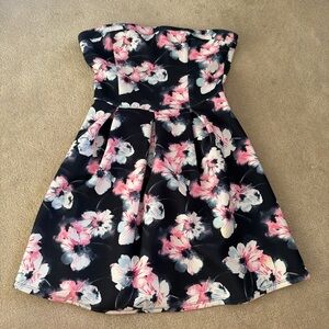 Abercrombie Kids Black Floral Dress